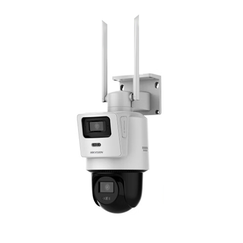 ?？低旽IKVISION DS-2DE3Q144MY-T/GLSE(4/4mm) 4G監(jiān)控器雙攝像頭